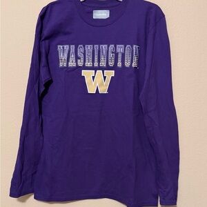 Washington Huskies Long Sleeve Mens Medium Purple NCCA Univ. of Washington